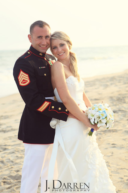 photo of An Emerald Isle beach wedding in North Carolina trash the dress