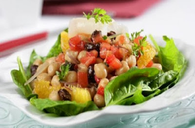 Ensalada De Garbanzos Con Bacalao
