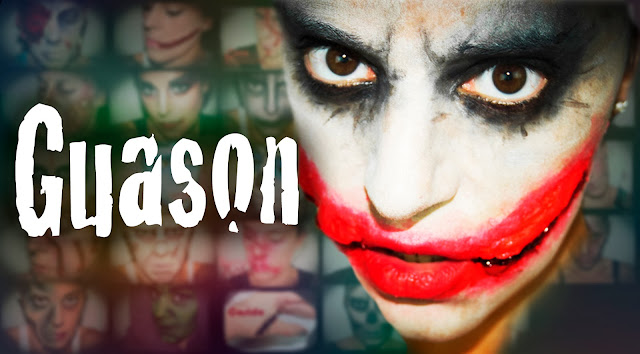 Maquillaje Halloween Guason Joker Makeup Silvia Quiros efectos especiales, special effects