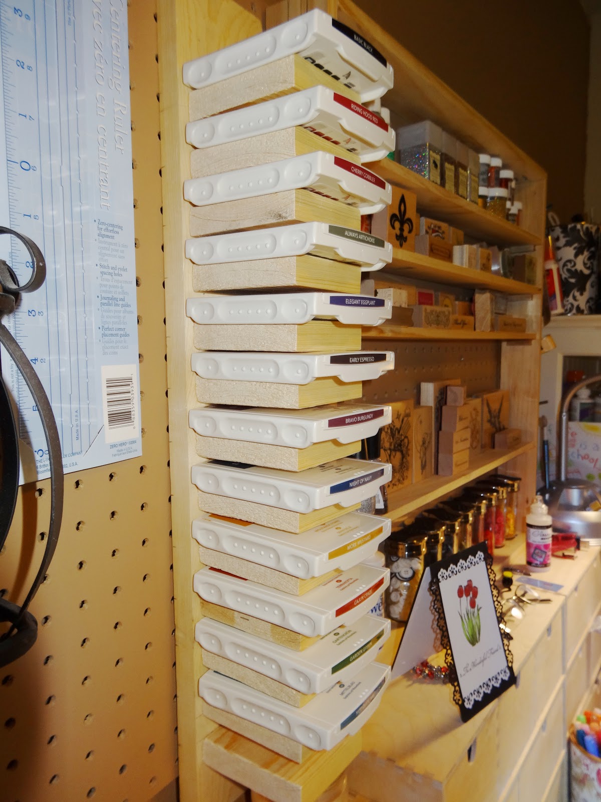 Kali9 Designs DIY Stampin Up Ink Pad Storage