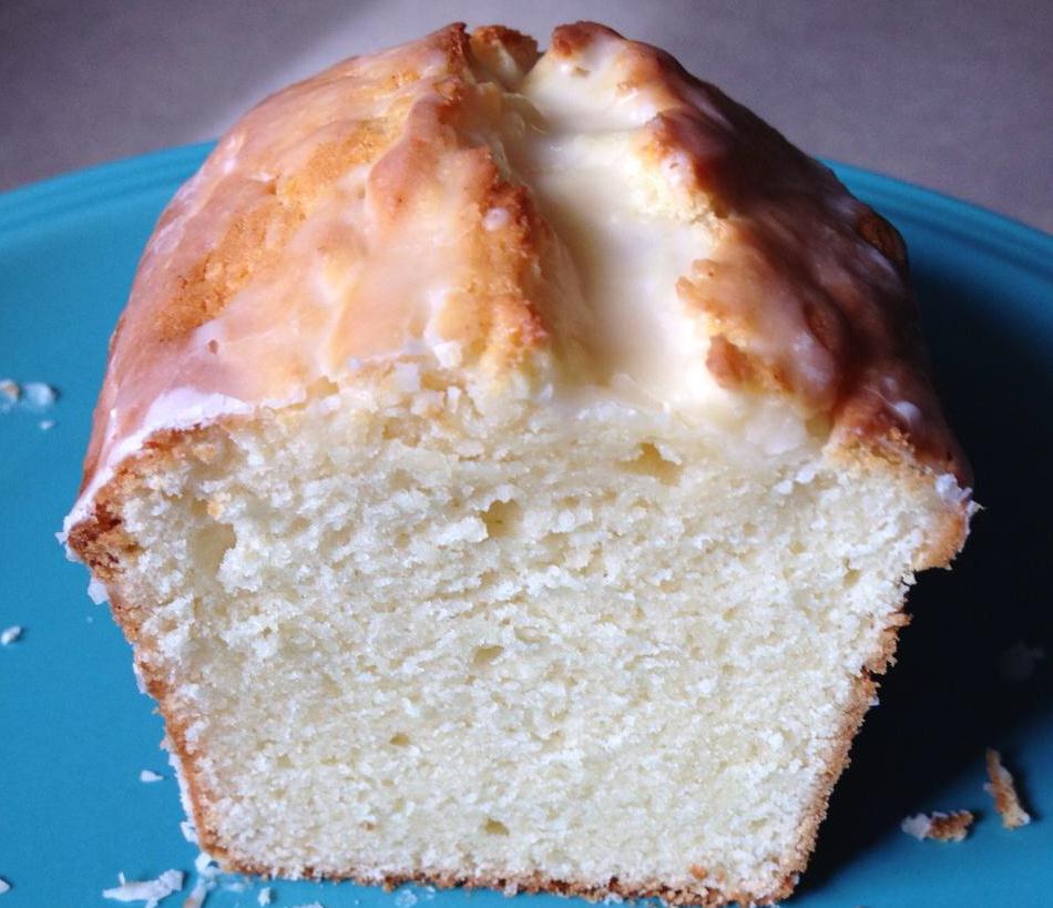 Cupcake Boom Cream Cheese Pound Cake with Lemon Glaze