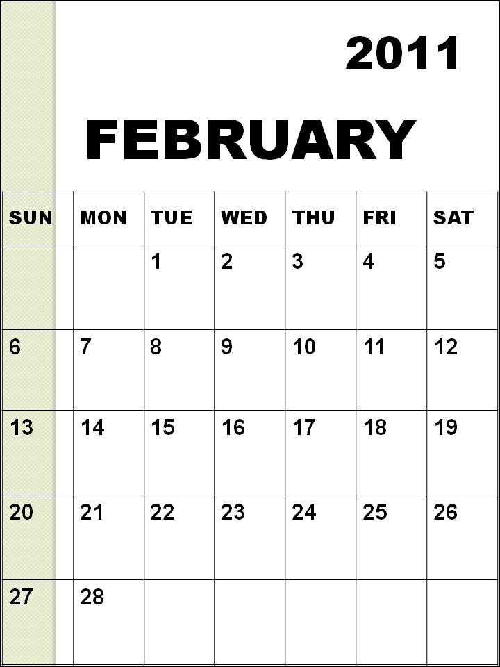 blank january 2011 calendar. January 2011 Blank Calendar
