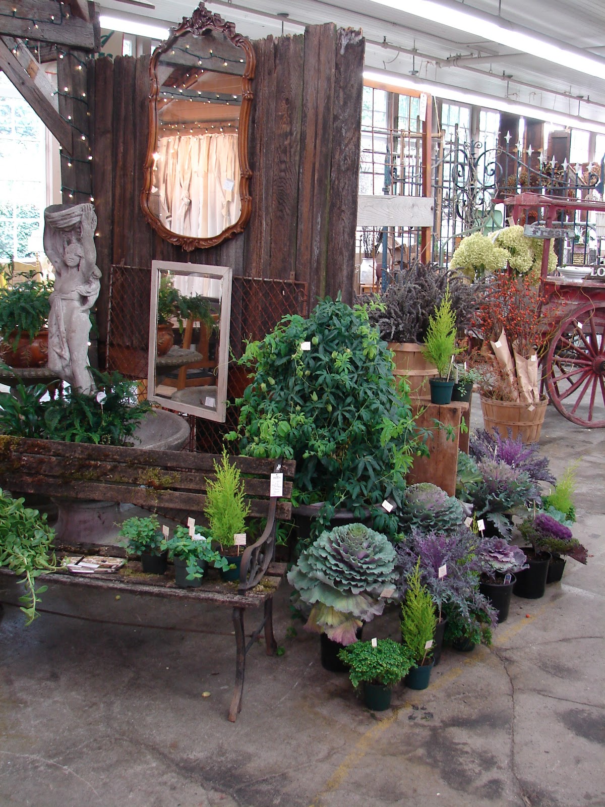 Monticello Antique Marketplace Salvage Garden