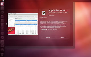 rhythmbox previews unity dash
