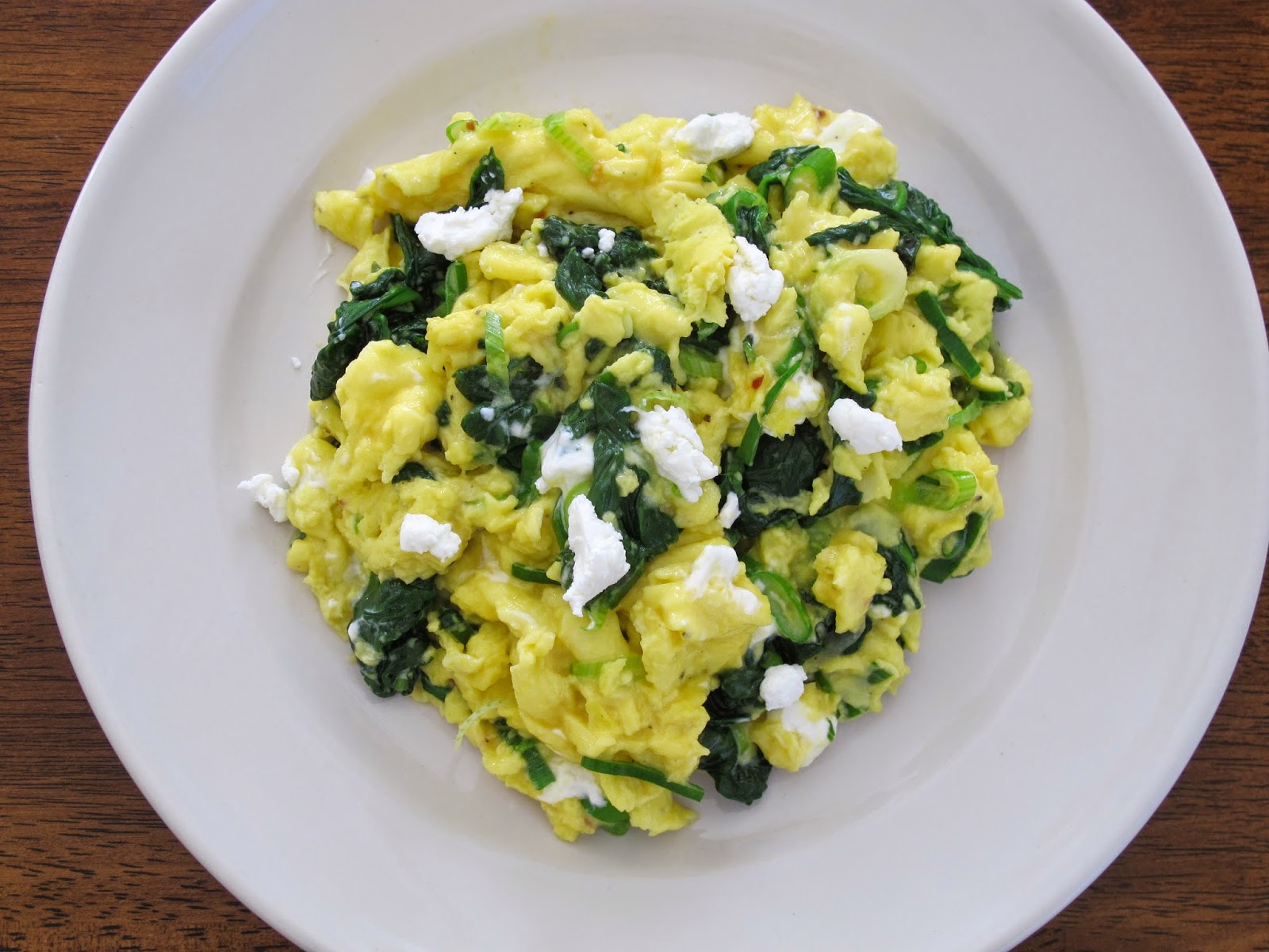 Kitchen Sink Diaries Scrambled Eggs Florentine