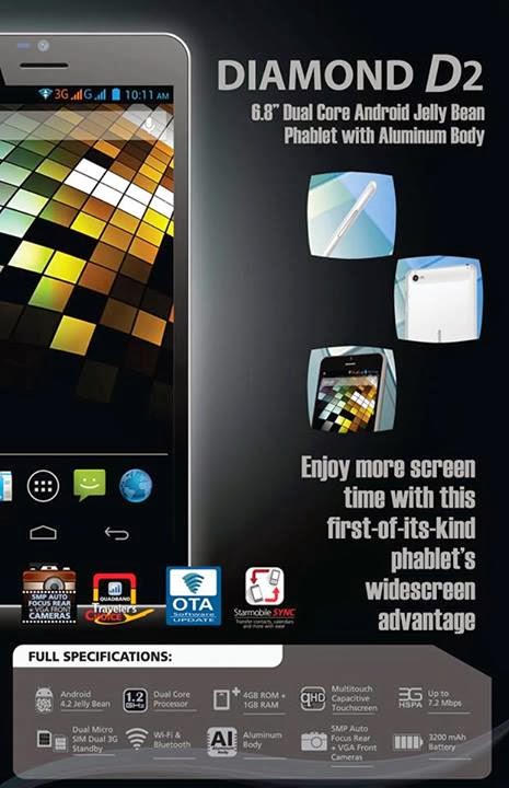 Starmobile Diamond D2: Specs, Price and Availability in the Philippines Starmobile Diamond D2