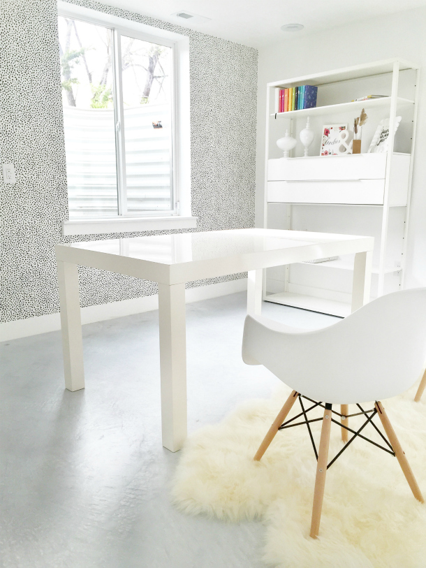 How to Apply Removable Wallpaper An Office Update!