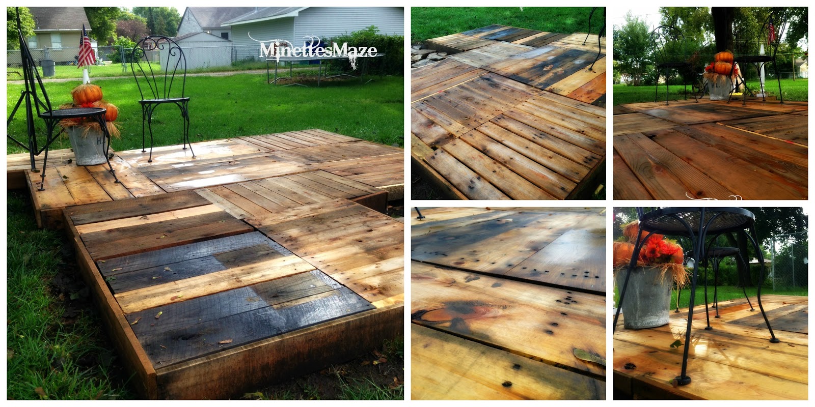 minettesmaze diy pallet deck minettesmaze diy pallet deck