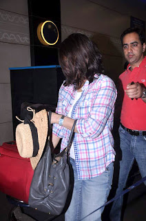 Preity Zinta spotted at the airport  