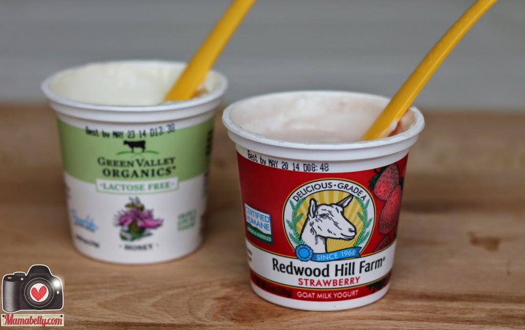 Redwood Hill Farm & Green Valley Organics Lactose Free REVIEW - www.mamabelly.com