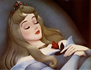 Sleeping Beauty light bulb and Fairy Tale book recommendation list