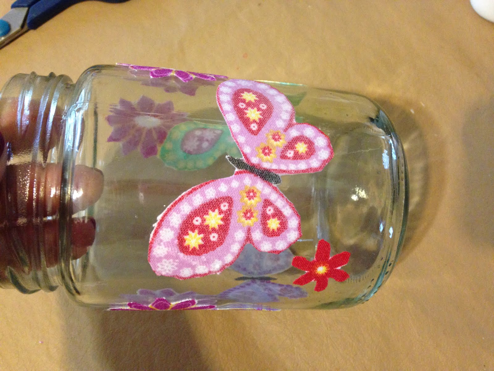 Disfruta Creando Frasco de Vidrio decorado 5 Frasco de vidrio