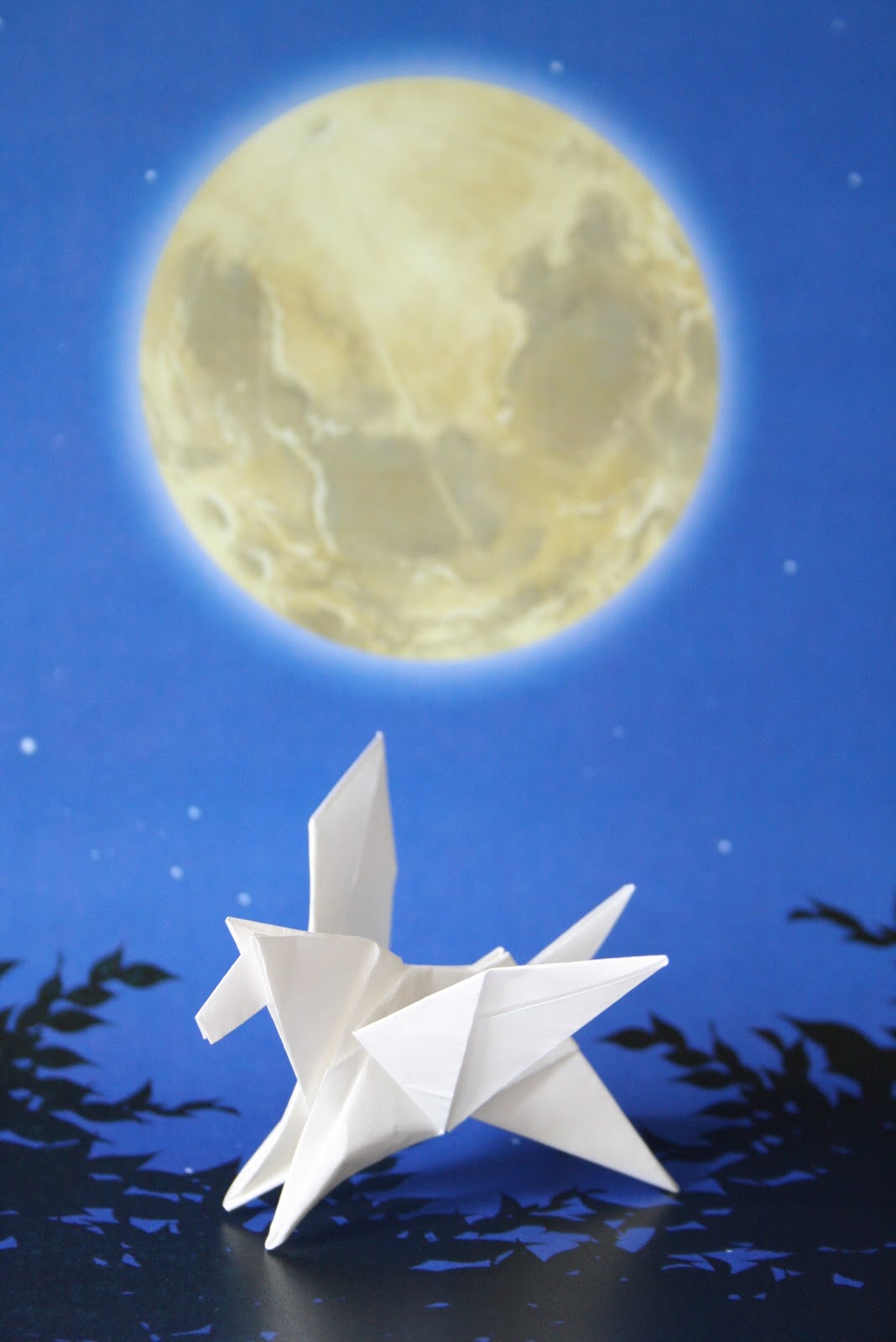 Pegasus Origami Works ペガサス 折り紙 作品集 Pegasus And Moon ペガサスと月