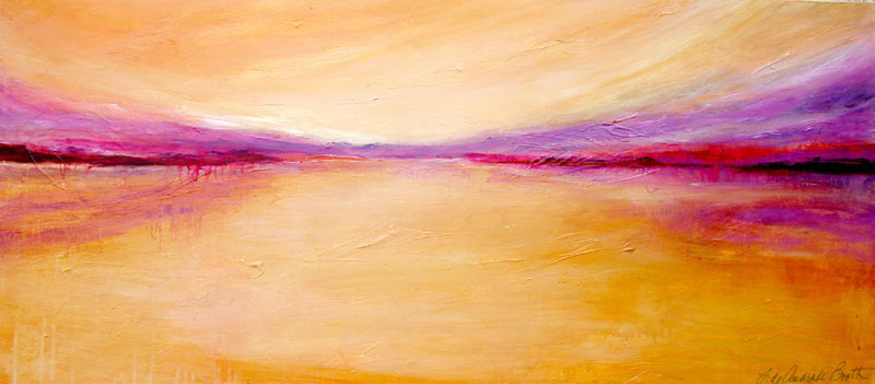 Sunset Abstract Painting