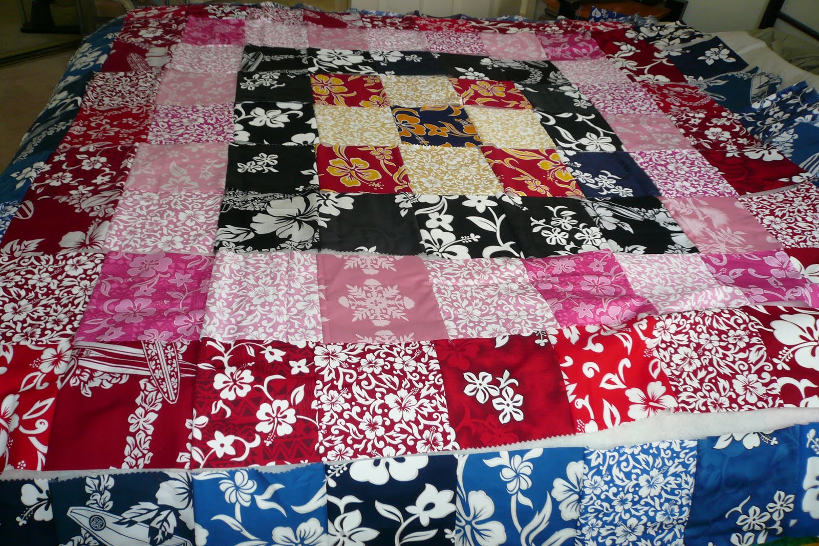 Quilt Ohana hawaiian fabric