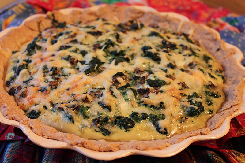 Spinach Mushroom Quiche Meatless Meals for Meat Eaters