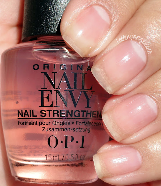 KellieGonzo OPI Nail Envy Strength In Color Collection Swatches & Review