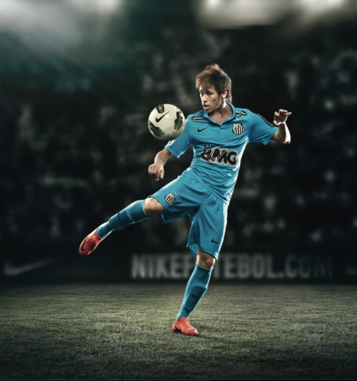 camisa santos nike 2012 azul