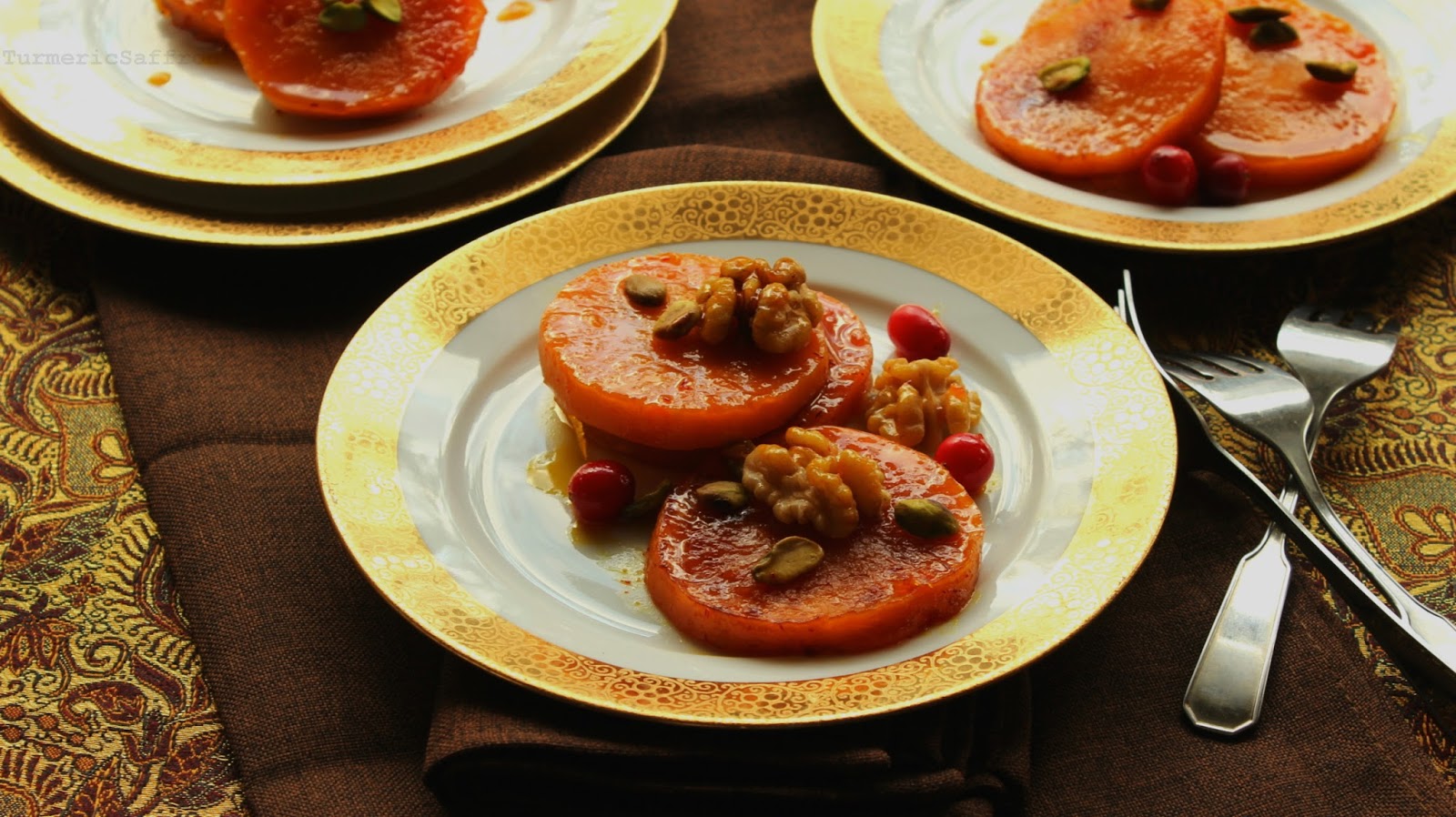 Turmeric & Saffron Persian Saffron Butternut Squash Dessert and My 5