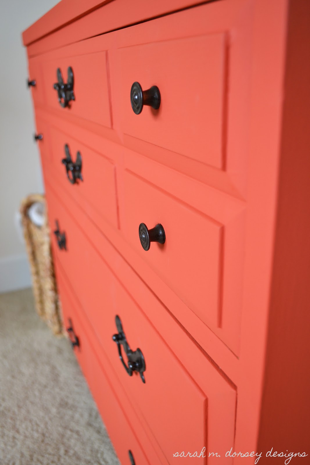 Featured image of post Coral Painted Dresser / Thomasville coral painted dresser and mirror.