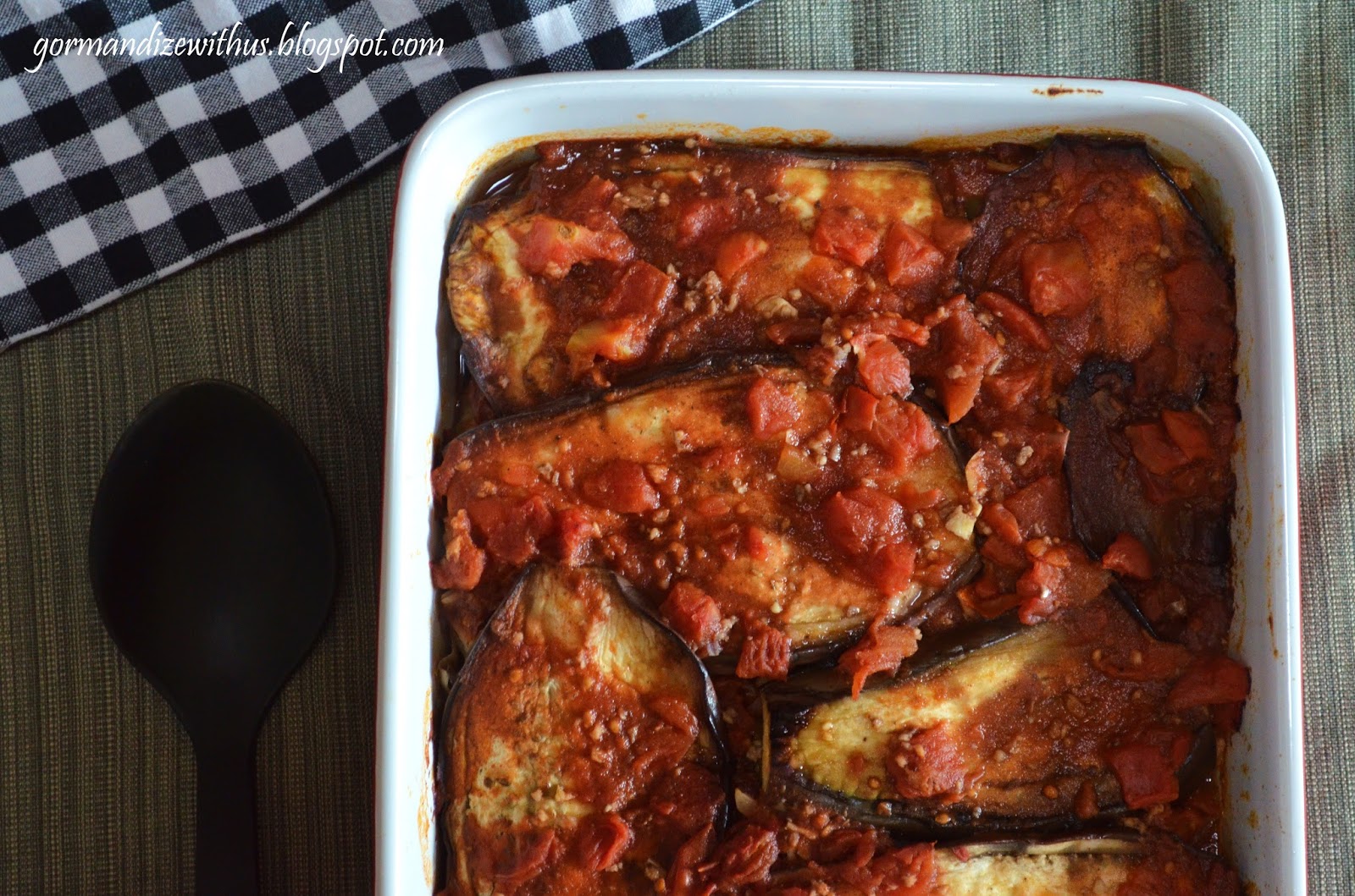 Gormandize Mesa'a'ah (Egyptian Spicy Eggplant)