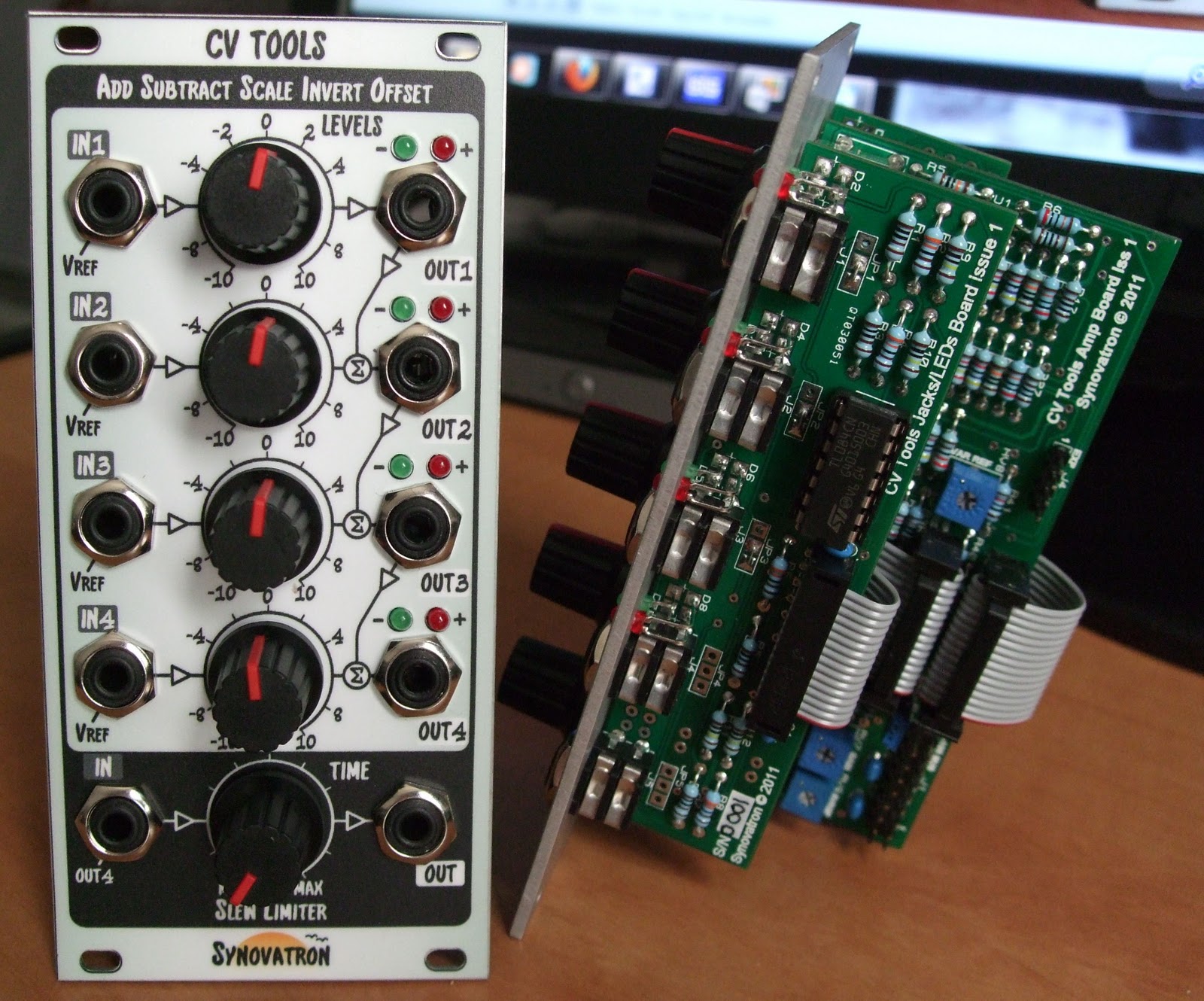 Tone's Synth Projects and Products CV Tools Module