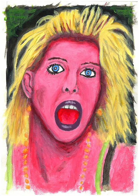 Courtney Love - artist Mikhail Reitz - subversive art