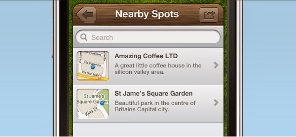 Iphone App Wood Interface Iphone App Wood Interface