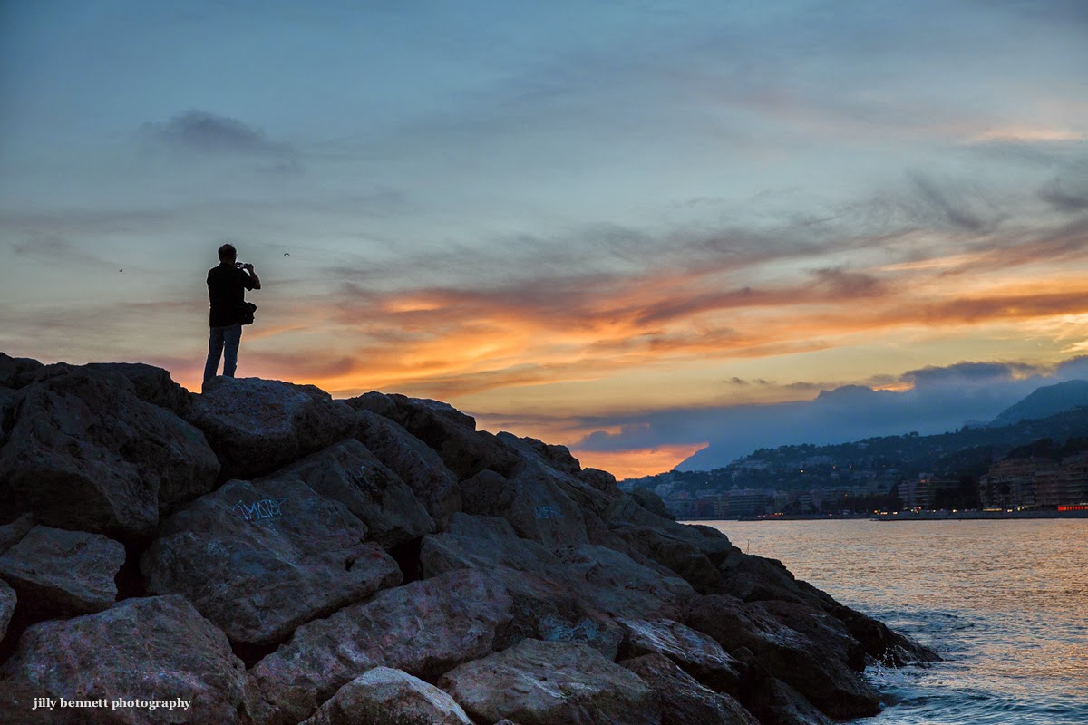 Menton Daily Photo Sunset in Menton