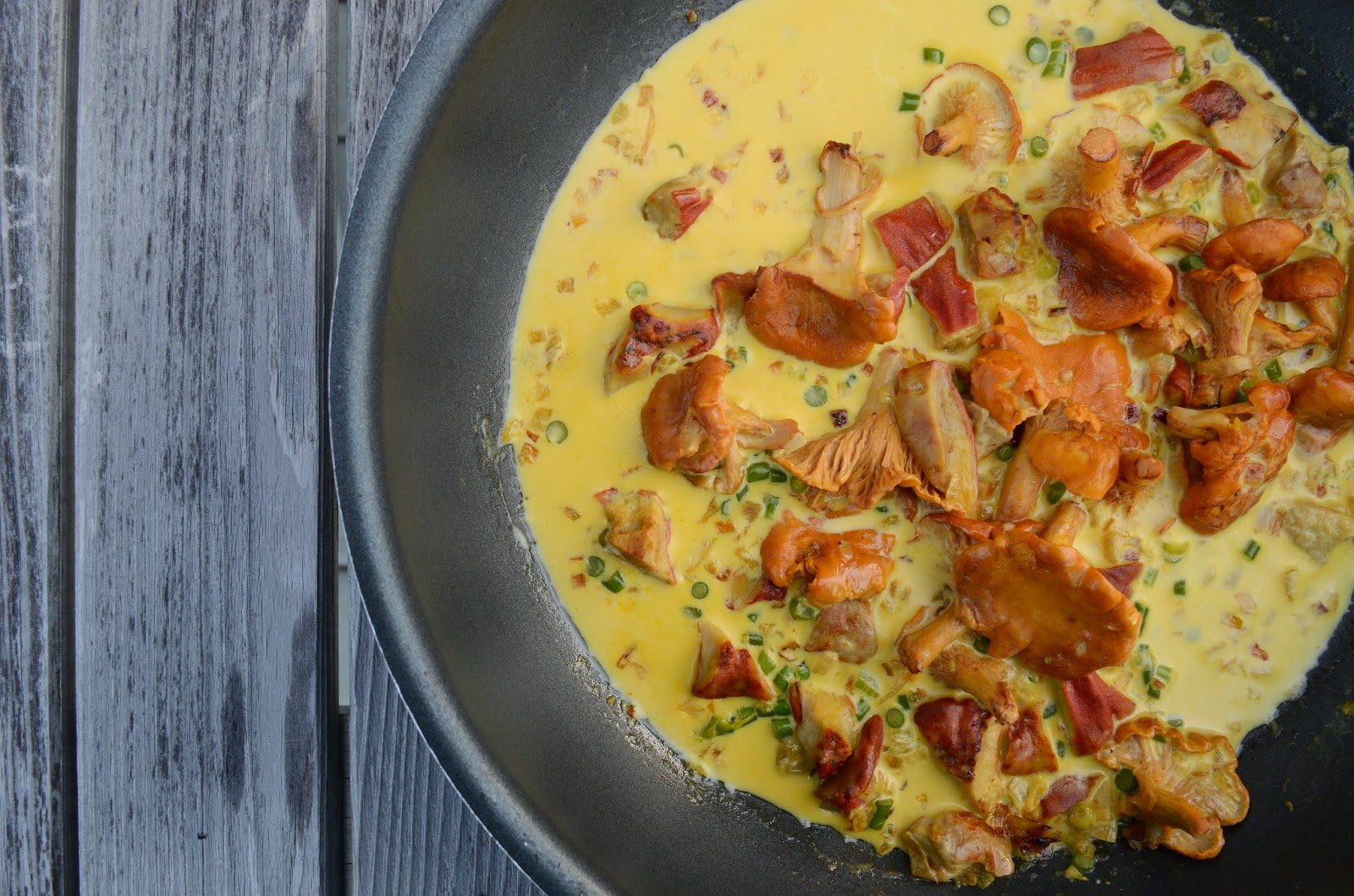 The Food Lane Kitchen Golden Chanterelle Fricassee with Fleur d'Ail