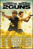 El ganador del OSCAR de la Academia Denzel Washington y Mark Wahlberg protagonizan 2 GUNS, película de acción donde dos agentes inmersos en una misma operación llevan investigaciones paralelas para sus diferentes agencias.