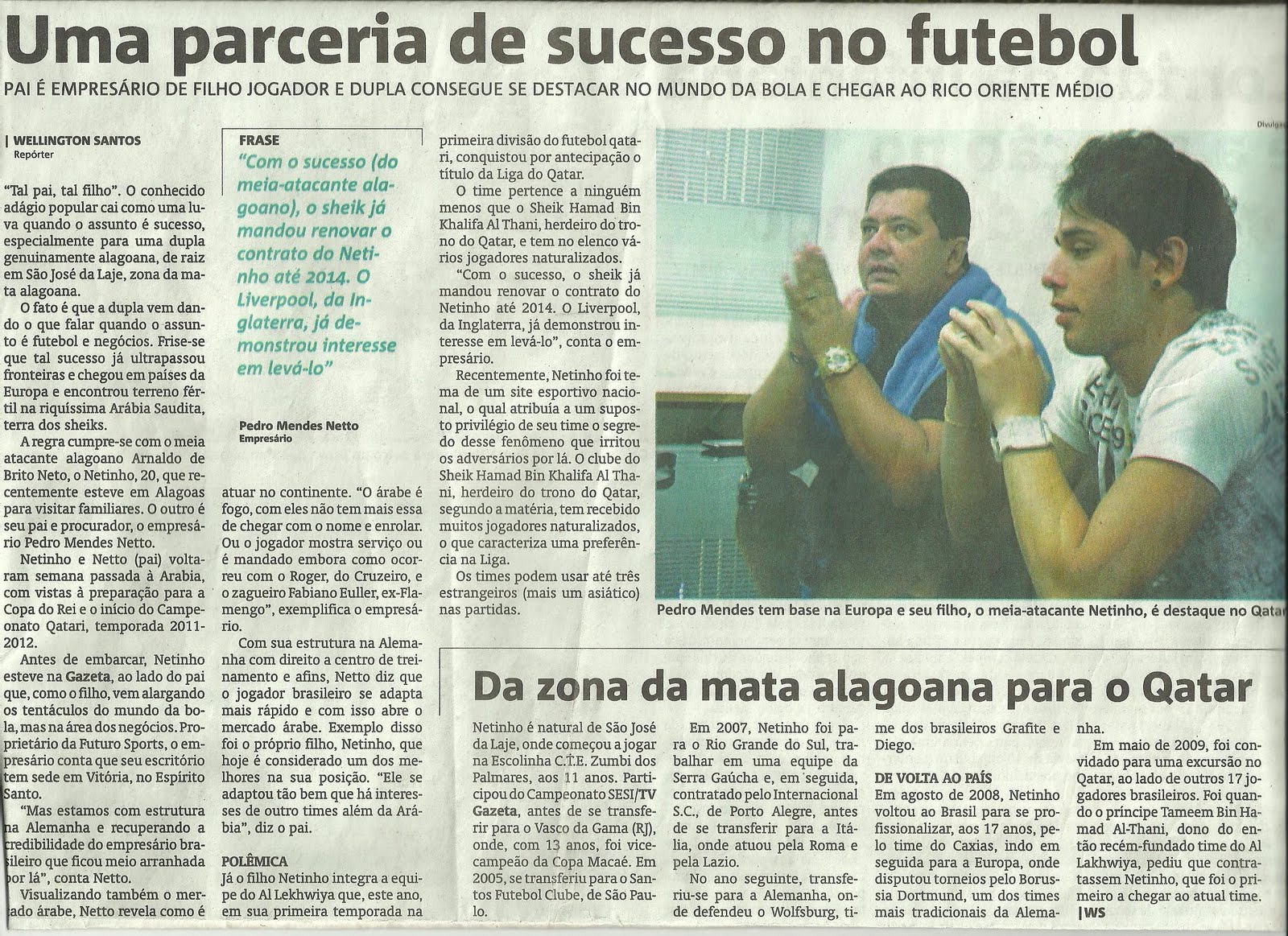 Futuro Sports Gestão & Marketing Esportivo Gazeta de Alagoas destacou
