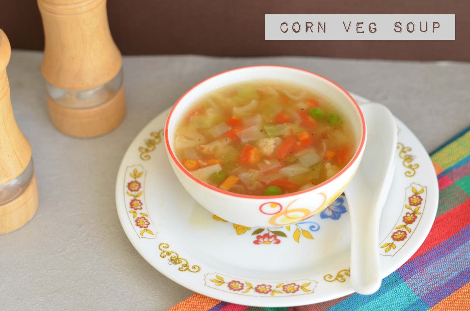 Code2Cook Vegetarian and Healthy Recipes Collection Corny Veg Soup