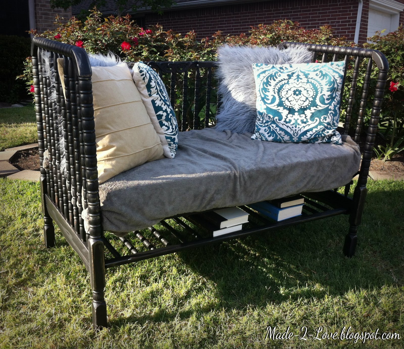 Made To Love Upcycled Crib to a Bench
