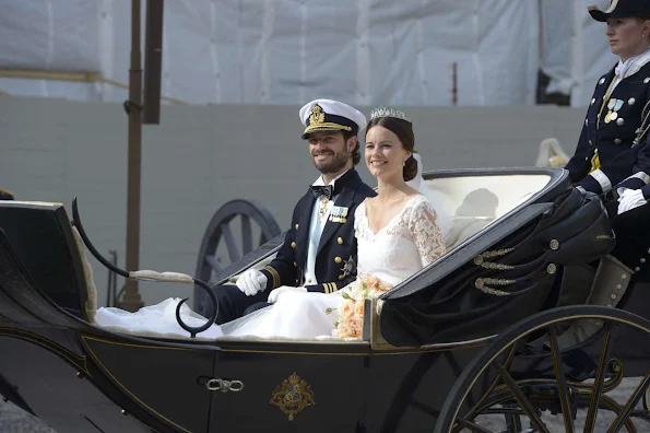 Prince Carl Philip and Princess Sofia (yes, Princess Sofia!, Royal title is now HRH Princess Sofia, Duchess of Värmland). 