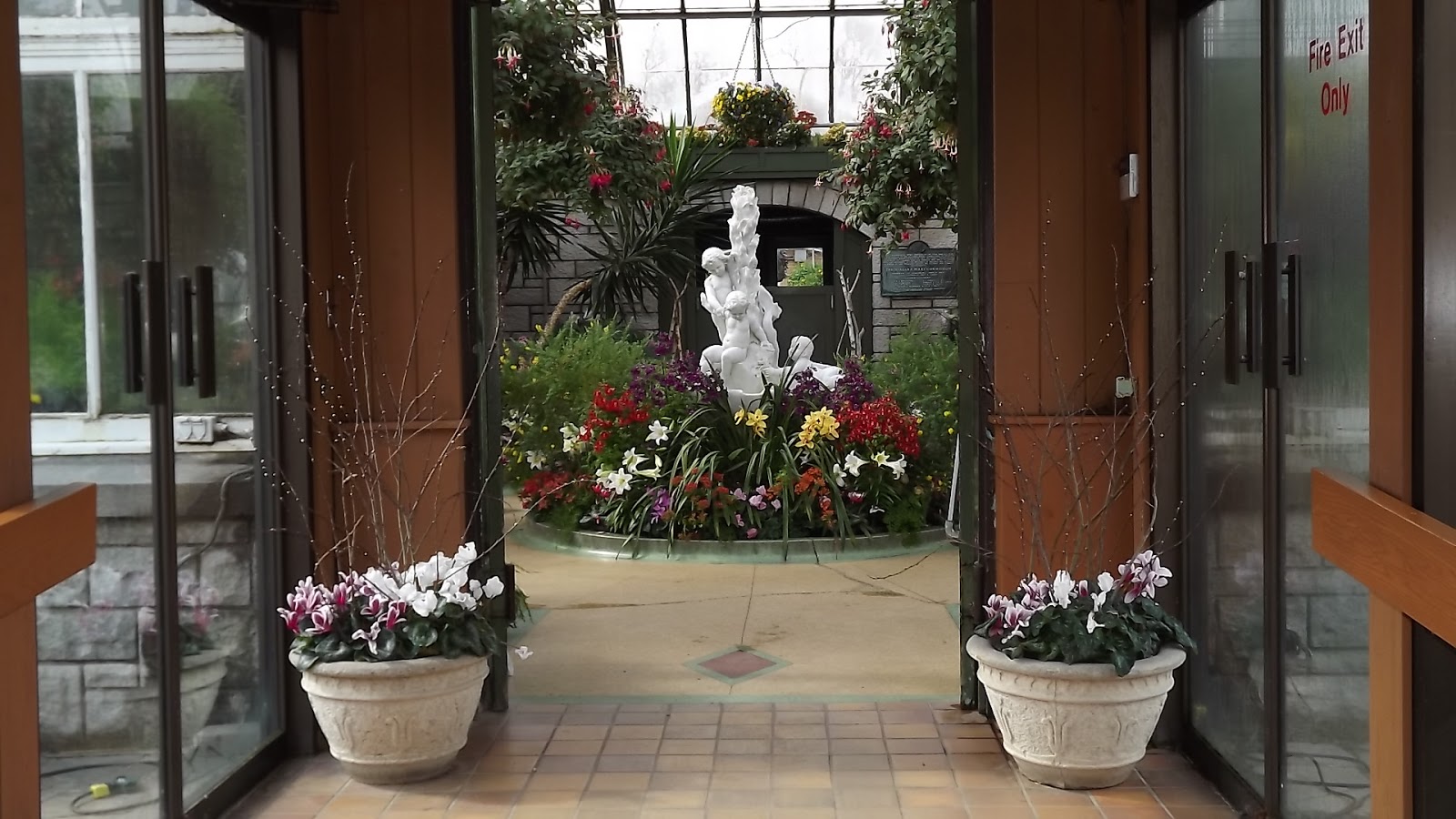 Adventures at Greenacre Niagara Falls Greenhouse's Easter display