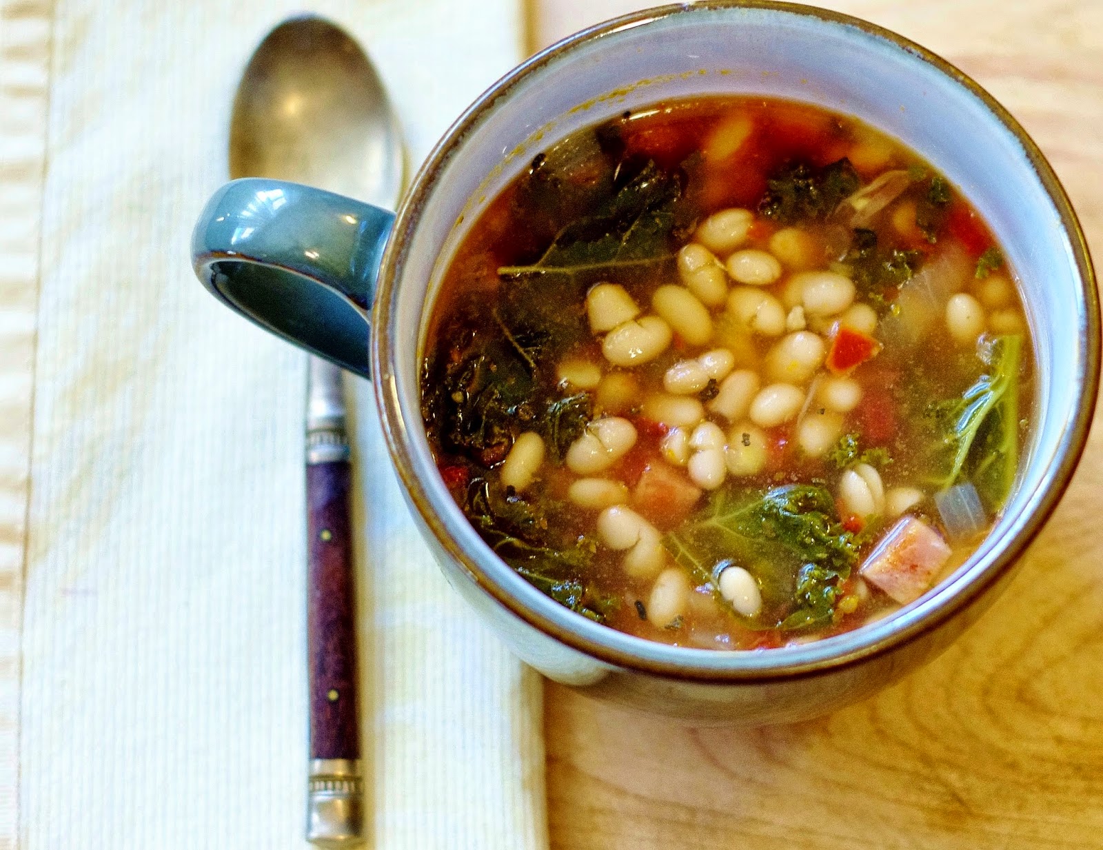 Sage Trifle Ham, White Bean and Kale Soup