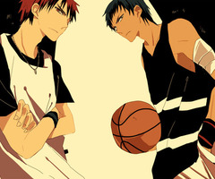 Аомине Дайки, Кагами Тайга Аомине Кагами, аниме Kuroko no Basket