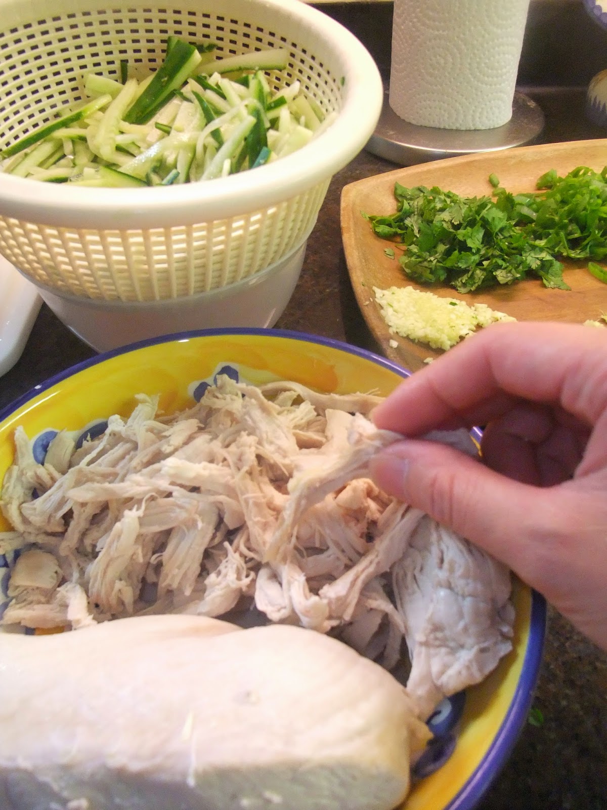 Susan's SavourIt! Pang Pang Chicken Noodle Salad...