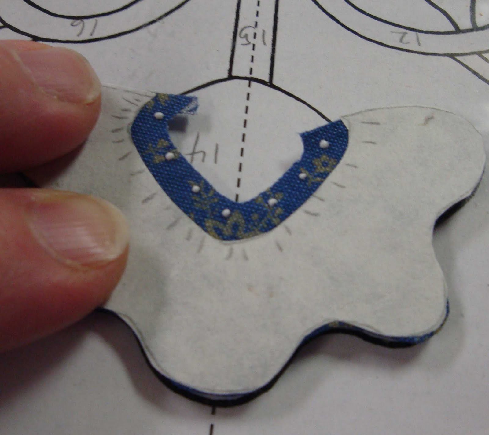 FABRIC THERAPY Glue stick applique, the tutorial PART TWO...