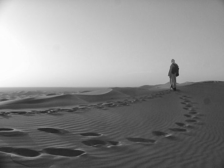 Footprints in the Sahara