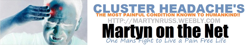 Martyn on the Web - Fighting Cluster Headaches