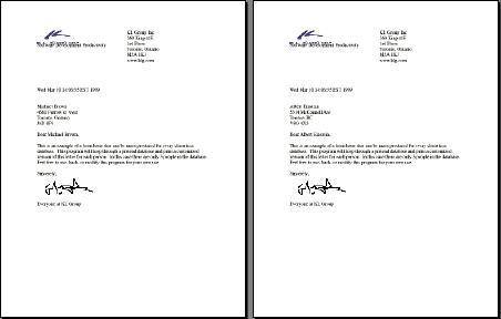 professional letter layout