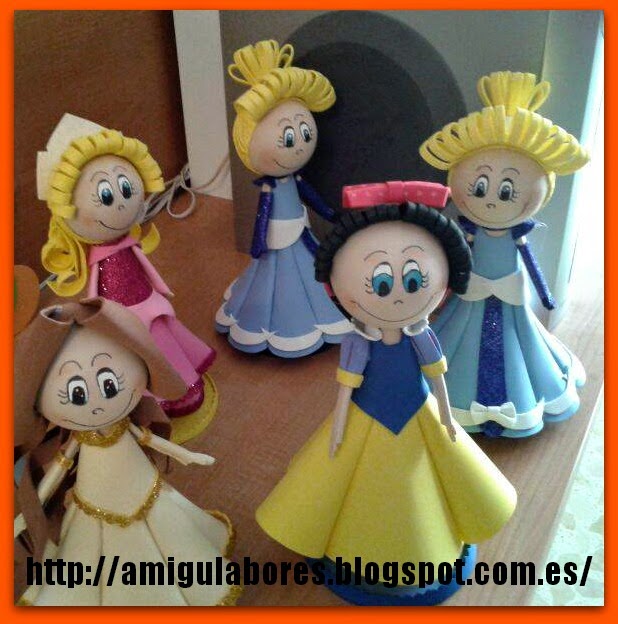 fofuchas princesas disney