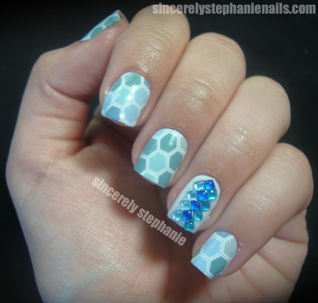 jamberry nail shields blue hex