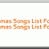 Christmas Songs List For Kids