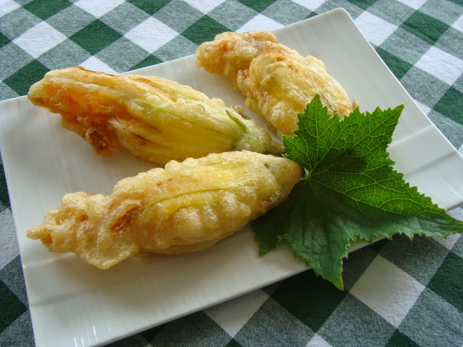 Someone's in the Kitchen Ricotta Stuffed Zucchini Flowers