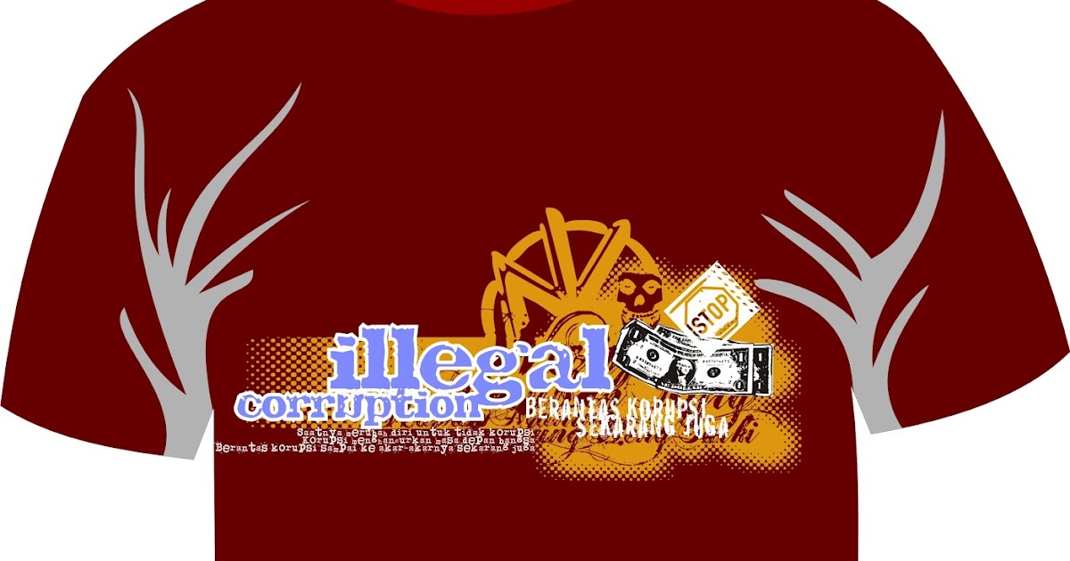 Contoh Desain Kaos Vector | Free DOWNLOAD vector