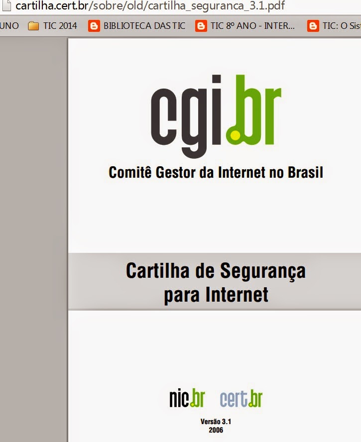 Livro cartilha de Segurança para a Internet v2006
