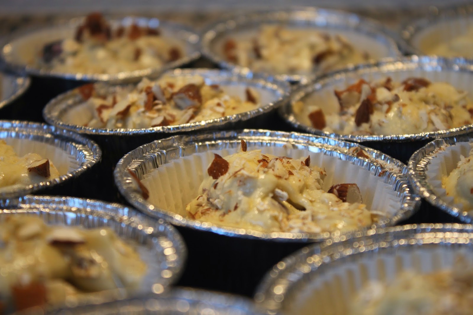 Gourmet Diner Marcipan, blåbær og havregryn... som muffin!